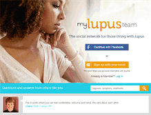 Tablet Screenshot of mylupusteam.com